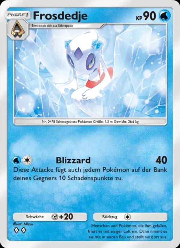 Frosdedje card in German