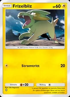 Frizelbliz card in German