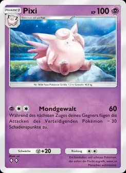 Pixi card in German