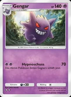 Gengar card in German