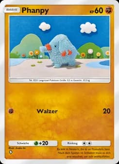 Phanpy card in German