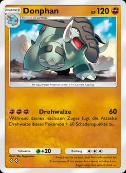 Donphan card in German