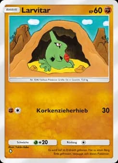 Larvitar card in German