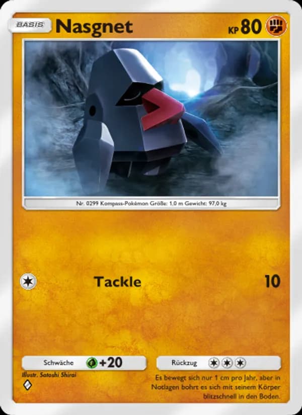 Nasgnet card in German