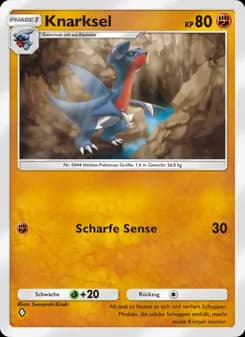 Knarksel card in German