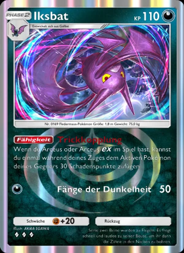 Iksbat card in German
