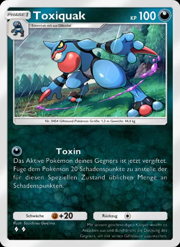 Toxiquak card in German