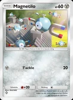 Magnetilo card in German