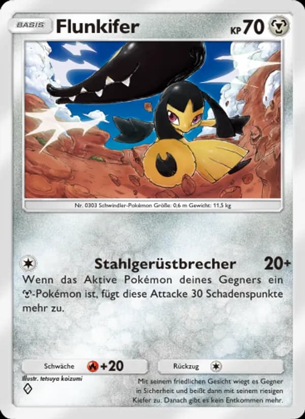 Flunkifer card in German