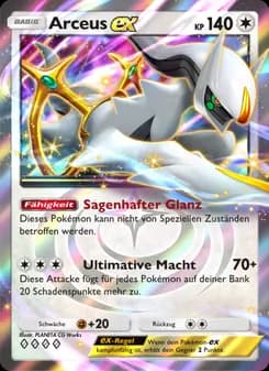 Arceus-ex card in German