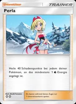 Perla card in German