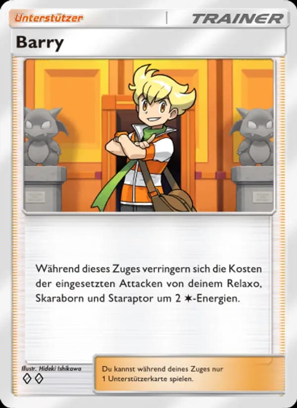 Barry card in German