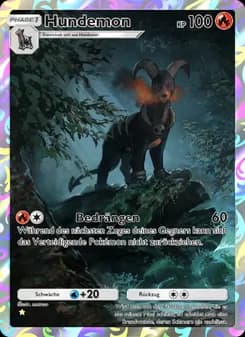 Hundemon card in German