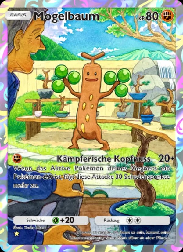Mogelbaum card in German
