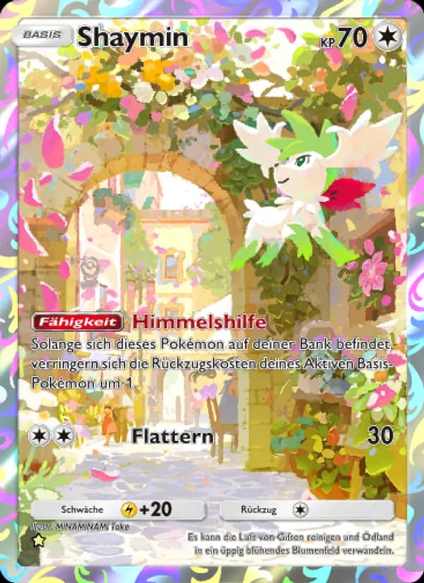 Shaymin card in German