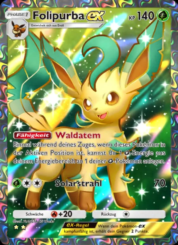 Folipurba-ex card in German