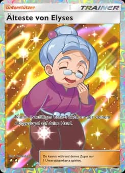 Älteste von Elyses card in German