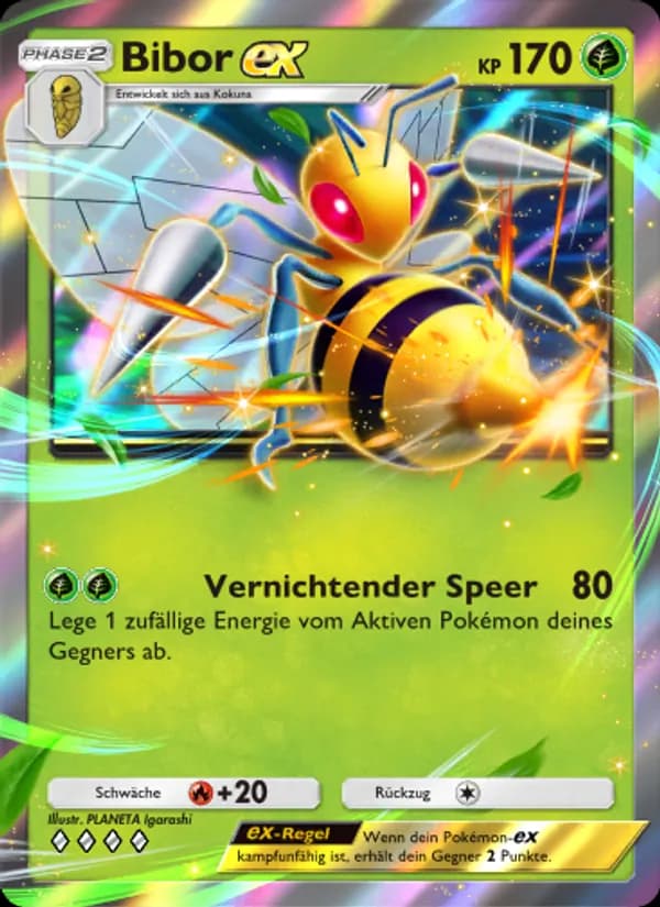 Bibor-ex card in German