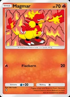 Magmar card in German