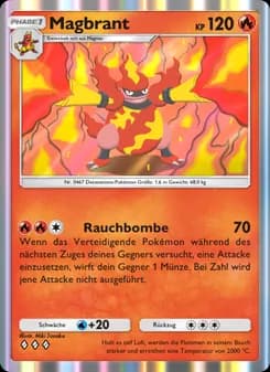 Magbrant card in German