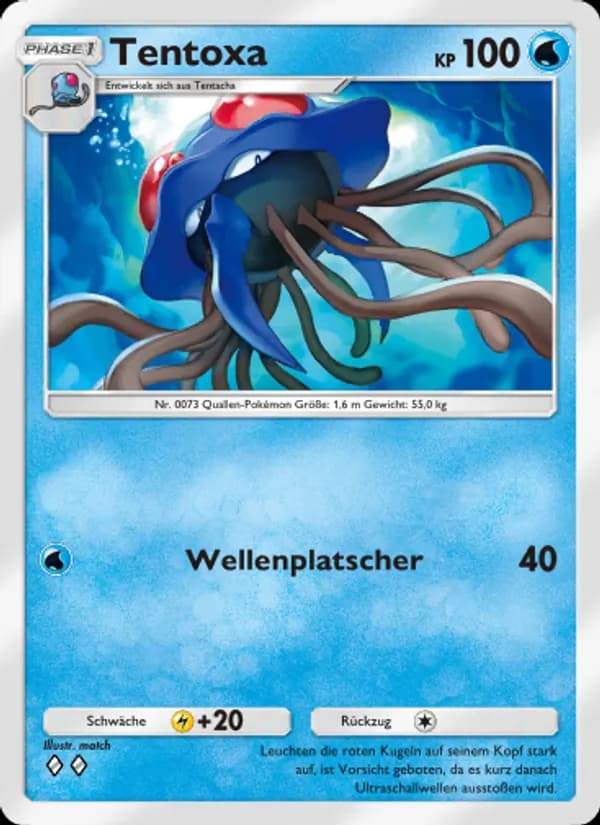 Tentoxa card in German