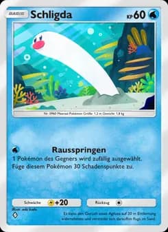 Schligda card in German