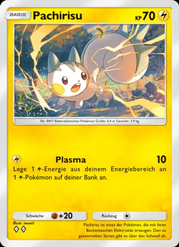 Pachirisu card in German