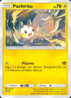 Pachirisu card in German