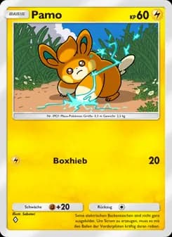 Pamo card in German