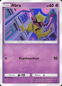 Abra card in German