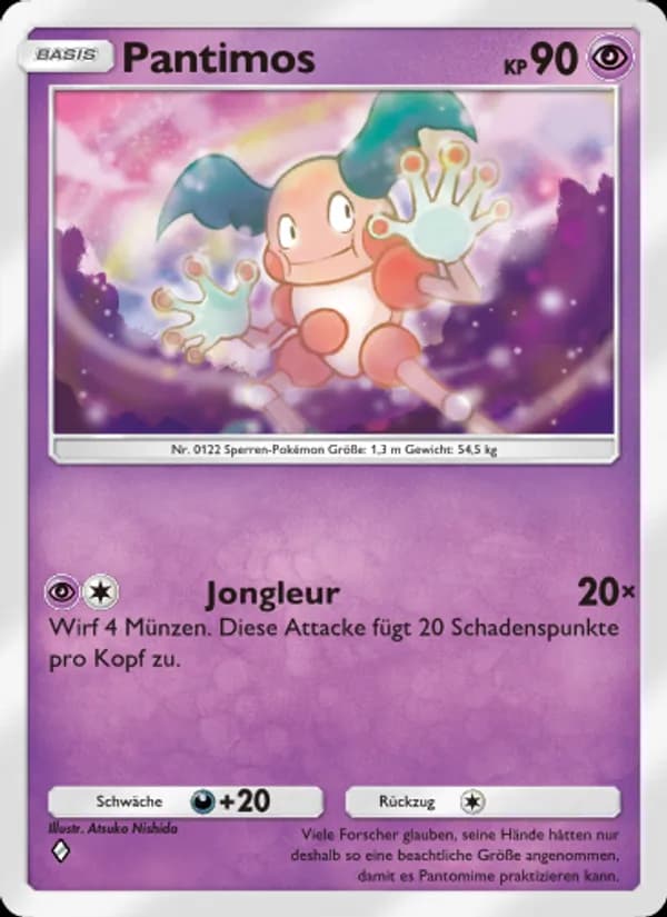 Pantimos card in German