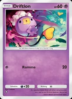 Driftlon card in German