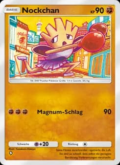 Nockchan card in German