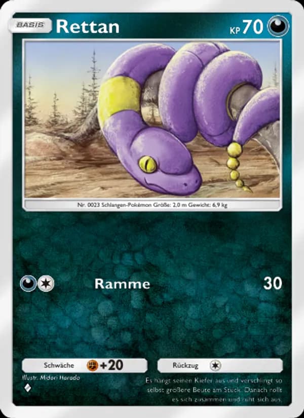 Rettan card in German