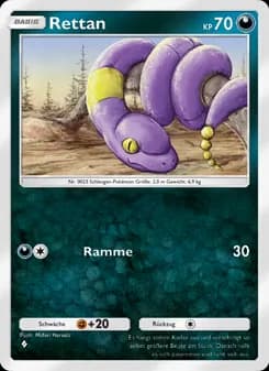 Rettan card in German