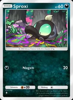 Sproxi card in German