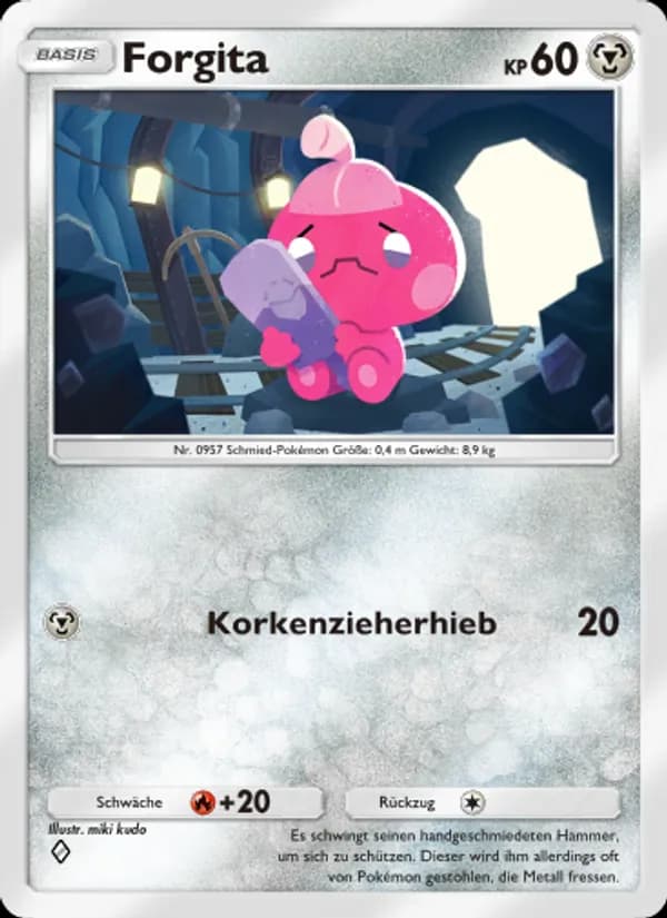 Forgita card in German