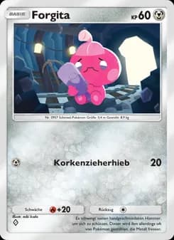 Forgita card in German