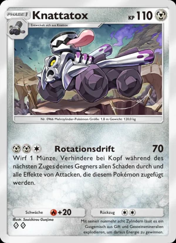 Knattatox card in German