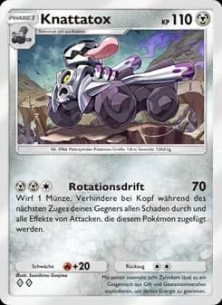 Knattatox card in German