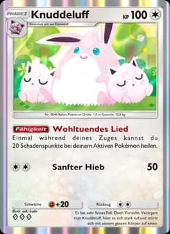Knuddeluff card in German