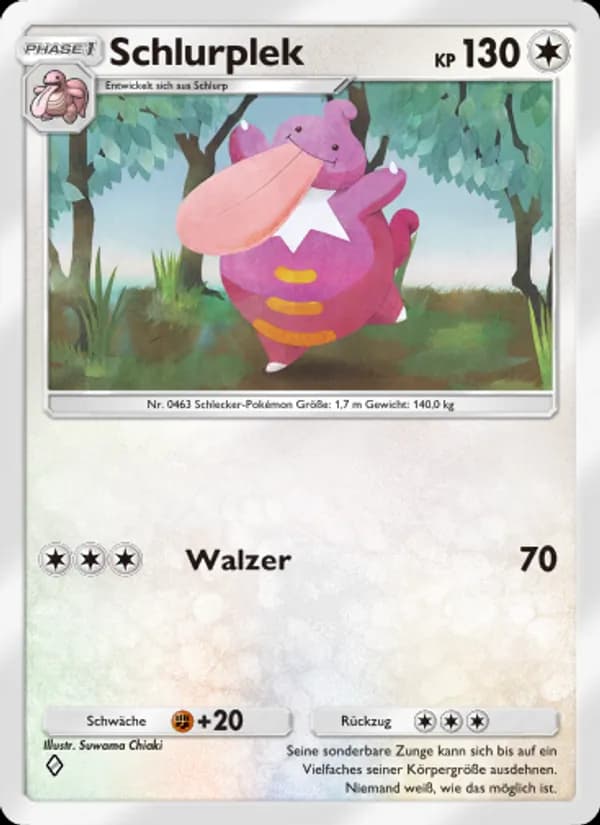 Schlurplek card in German