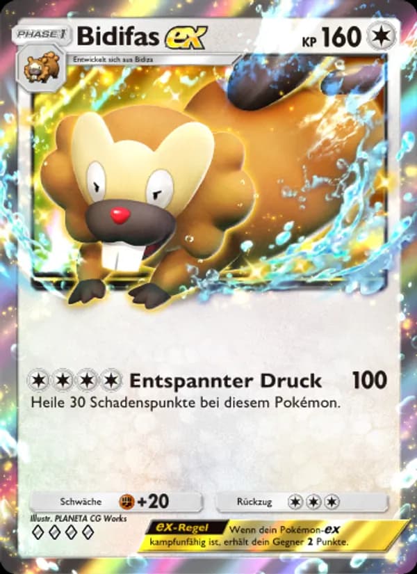 Bidifas-ex card in German