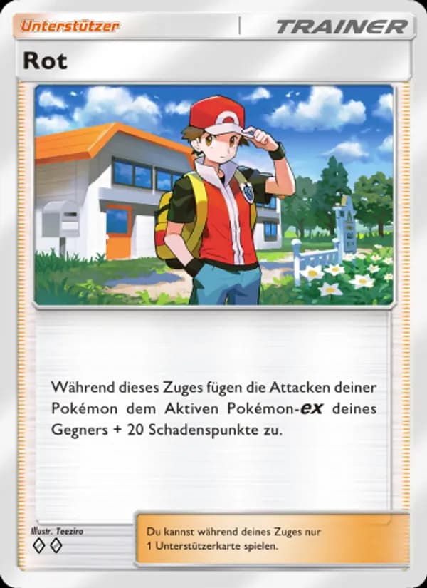 Rot card in German
