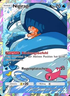 Nigiragi card in German