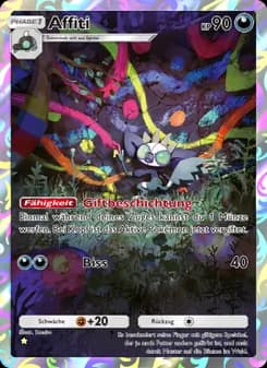 Affiti card in German