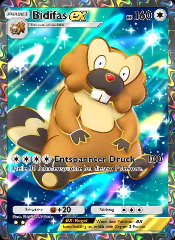 Bidifas-ex card in German