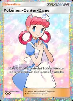 Pokémon-Center-Dame card in German