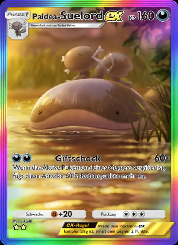Paldea-Suelord-ex card in German