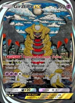 Giratina-ex card in German